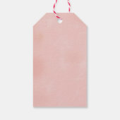 Roze flessenbatterijen voor Vrijgezellenfeest Cadeaulabel (Achterkant)