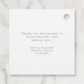 Roze flessenbatterijen voor Waterverf Kruisvlekken Bedankjes Labels (Achterkant)