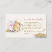 Roze flessenbierboeken voor Baby Enclosure Kaart (Voorkant)