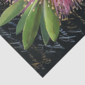 Roze Flessenborstel en Bloemen Decoupage Tissuepapier (Detail)