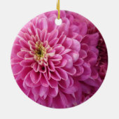 Roze flessencirkel keramisch Ornament (Achterkant)