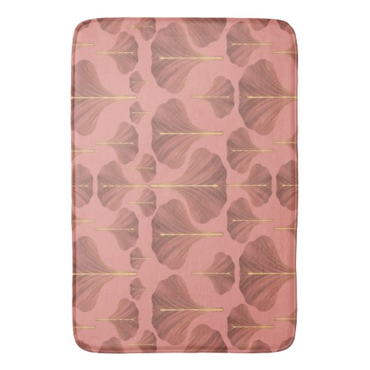  roze flessenpatroon badmat (Voorkant Verticaal)