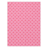Roze Fleur-de-lis Patroonontwerp Tafelkleed (Voorkant)