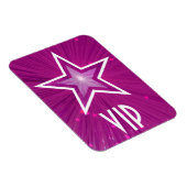 Roze flexibele magneet uit Star 'VIP' (Rechterzijde)