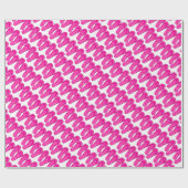 Roze flip flop strand thema cadeaupapier (Vlak)