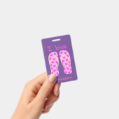 Roze Flip-Flops Thunder_Cove Badge (Handheld)
