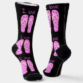 Roze Flip-Flops Thunder_Cove Sokken (Gebogen)