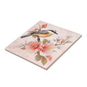  roze Flora & Fauna Art Tegeltje (Zijkant)