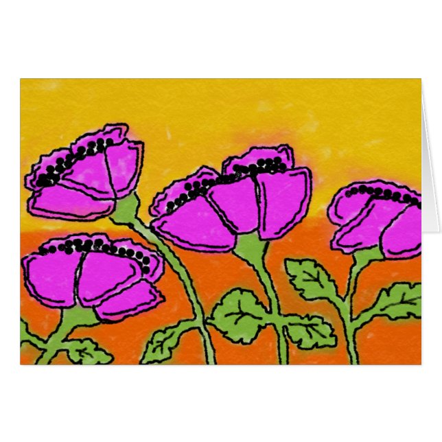 Roze floraal (Voorkant Horizontaal)