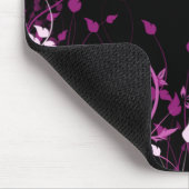 Roze floraal muismat (Hoek)