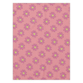 Roze floraal tafelkleed (Voorkant)