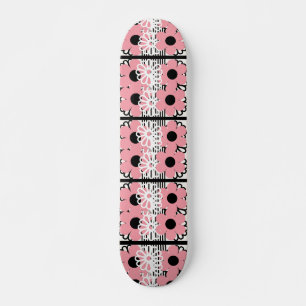 Roze Florah Persoonlijk Skateboard