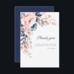 Roze Floral 60th Birthday Bedankkaart<br><div class="desc">Pink Floral 60th Birthday bedankkaart die u gemakkelijk kunt aanpassen door op de knop "Personaliseren" te klikken. TIP: Voeg onze gratis of overeenkomende items in onze winkel collectie hieronder met dit ontwerp</div>
