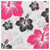 Roze Floral Abstract Stof (Close Up)