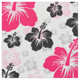 Roze Floral Abstract Stof
