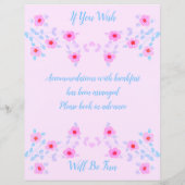 Roze Floral Accented (Achterkant)