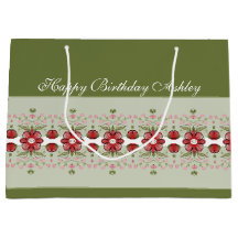 Roze Floral Accented