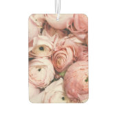 Roze Floral Air Freshener Luchtverfrisser (Achterkant)