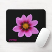 Roze Floral Art Muismat (Met muis)