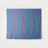 Roze Floral Art Wandkleed (Voorkant (horizontaal))