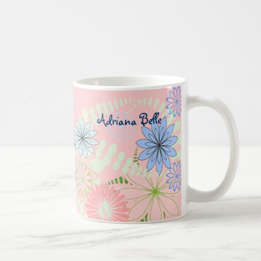 Roze Floral baby mok (Rechts)