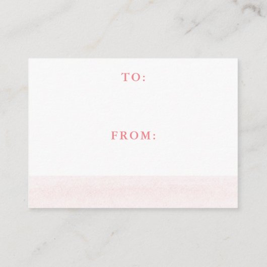 Roze Floral Baby shower - Weergaveschower Informatiekaartje (Achterkant)