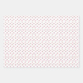 Roze Floral Ballerina Bunny en Kat Inpakpapier Vel (Voorkant 3)