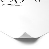 Roze Floral Baptism Girl Welcome Poster (Hoek)