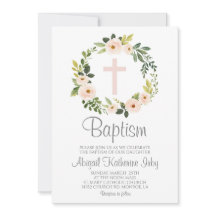 Roze Floral Baptisme