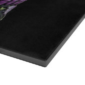 Roze Floral Black Sugar Skull Day of the Dead Snijplank (Hoek)