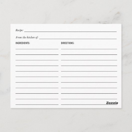 Roze Floral Black Vrijgezellenfeest Recipcard Briefkaart (Achterkant)