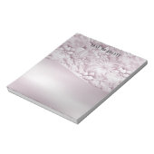 Roze Floral Blocnote (Linkerzijde)