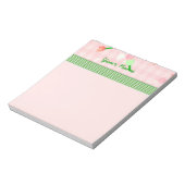 Roze Floral Blocnote (Linkerzijde)