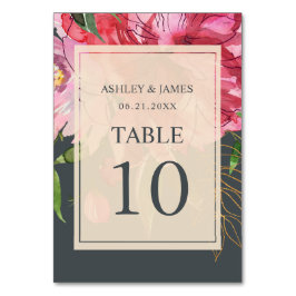 Roze Floral Boho Chic Botanical Ivory Wedding Kaart