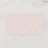 Roze Floral Book Request Baby shower insert card Informatiekaartje (Achterkant)