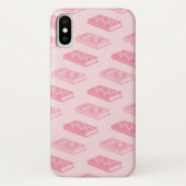 Roze Floral Books Case-Mate iPhone Case (Achterkant)
