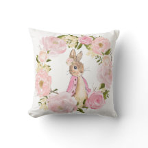 Roze Floral Bunny Rabbit Baby Girl Nursery Room