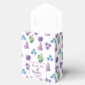 Roze Floral Butterfly Girl Baby shower Welkom Bedankdoosjes (Geopend)