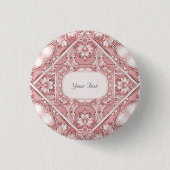 Roze Floral Button (Voorkant)