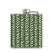 Roze Floral Cactus Heupfles (Achterkant)