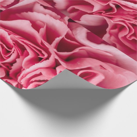 Roze Floral Cadeaupapier (Hoek)