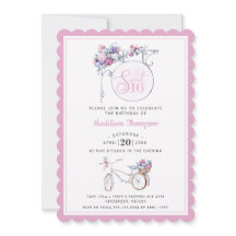 Roze Floral Cafe Sign | Zoet 16