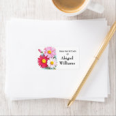 Roze Floral Canning Sticker (Insitu)