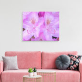 Roze Floral Canvas Art (Insitu (Woonkamer))