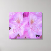 Roze Floral Canvas Art Afdruk (Voorkant)