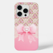 Roze Floral Case-Mate iPhone Case (Achterkant)
