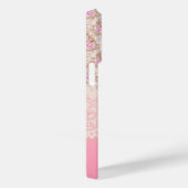 Roze Floral Case-Mate iPhone Case (Achterkant / Rechts)