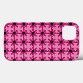 Roze Floral Case-Mate iPhone Case (Achterkant (horizontaal))