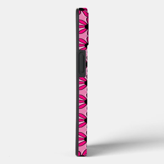 Roze Floral Case-Mate iPhone Case (Achterkant / Rechts)