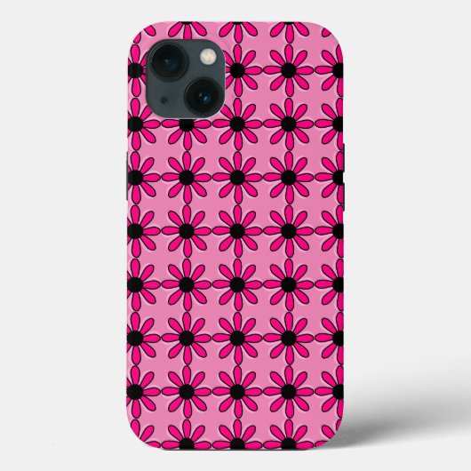 Roze Floral Case-Mate iPhone Case (Achterkant)